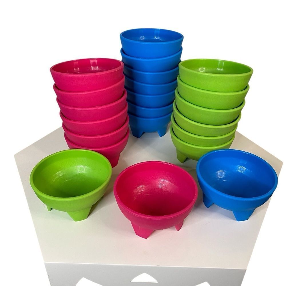 Colorful Food Storage & Party Bowls, Set of 22